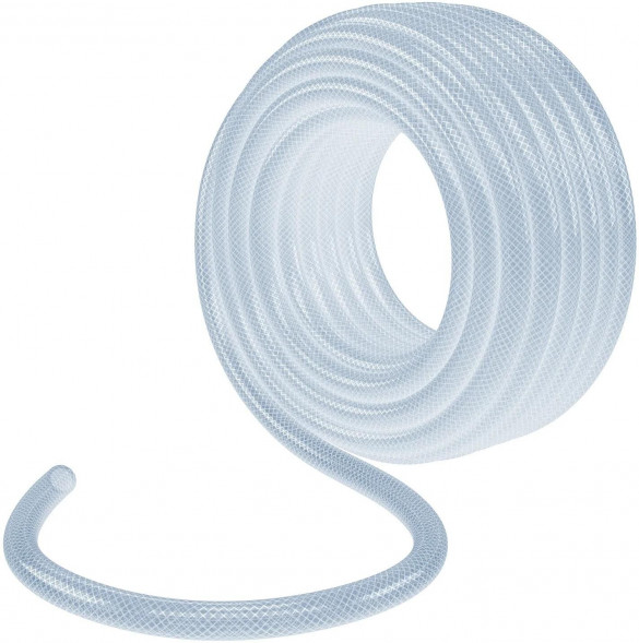 Шланг поливочный PALISAD Шланг поливочный прозрачный армированный 3-х слойный, 1/2", 15 м// PALISAD Шланг поливочный прозрачный армированный 3-х слойный, 1/2", 15 м//