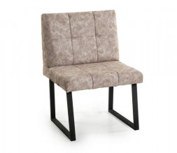 Кухонный диван БИТЕЛ РЕАЛ 660 Велюр латте/Черный муар