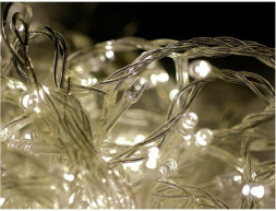 Светодиодная гирлянда ECOLA N4YV15ELC LED гирлянда 220V IP44 Нить 15м 200Led 4000K, 8 режимов, прозр.провод с вилкой нейтральный белый