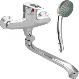 Смеситель для ванны STELS 7308 Смеситель в ванную длинный. нос шаровый