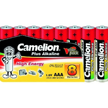 Элементы питания CAMELION (14861) LR03-SP8