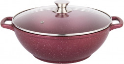 Казан ТРАДИЦИЯ ТР0283И а/пр литой 28см 4,0л стекл/кр Рубин