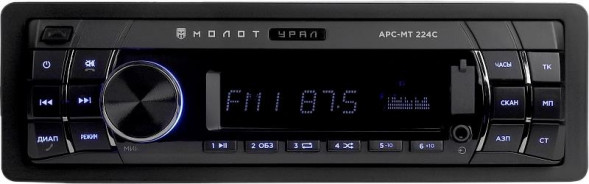 Автомагнитола URAL МОЛОТ АРС-МТ 224С