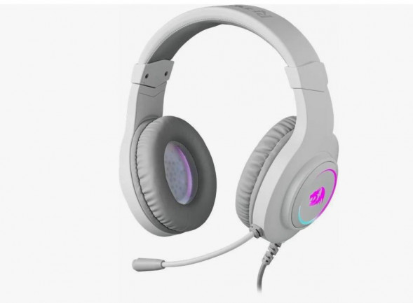 Игровая гарнитура REDRAGON (70840) Hylas Белые, RGB, 3.5 Jack