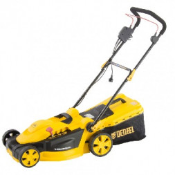 Газонокосилки электрические DENZEL Газонокосилка электрическая GM-2000, 2000 Вт, шир. 43 см, 6 уров., травосб. 45 л. 96618