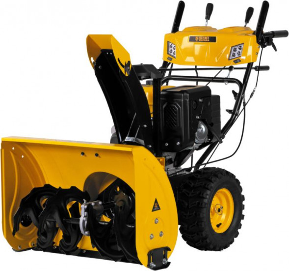 Снегоуборщик DENZEL Бензиновая снегоуборочная машина SBL 711D PRO, 302cc, эл.старт, фара, обогрев, блок. дифф. 97655