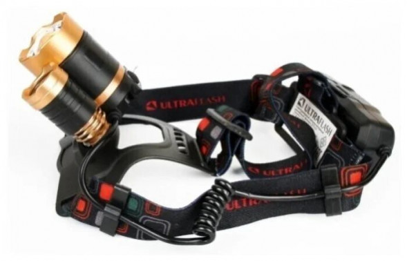 Налобный фонарь ULTRAFLASH (13903) E1333 черный