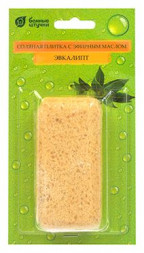 Банные принадлежности БАННЫЕ ШТУЧКИ 32409 Соляная плитка с эфирным маслом "Эвкалипт", 200 г, для бани и сауны "Банные штучки"/ 16