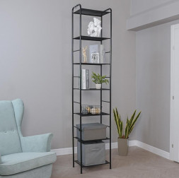 Стеллаж ЗМИ Стеллаж "Валенсия 17" (Черный) СТВ17 Ч