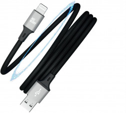 Кабель AKSBERRY (6900307930014) X164 Magnetic USB-A - Lightning, чёрный