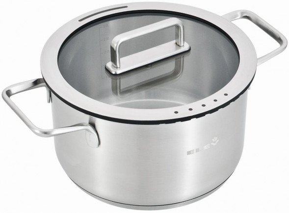 Кастрюля ELEY RW12633-24C нерж 6л