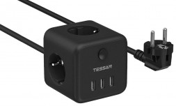 Сетевой фильтр TESSAN TS-301 черный