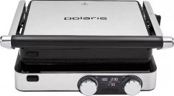 Гриль- пресс POLARIS PGP-3009 серебряный/черный