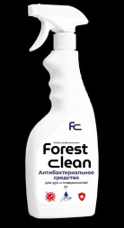 Лосьон с антибактериальным эффектом FOREST CLEAN Лосьон с антибактериальным эффектом, спрей. На основе изопропилового СПИРТА (65%) 500мл