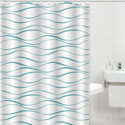 Штора для ванной GOTA ROCIO 00016211 Штора д/ванной комнаты Aqua Blue 180*180 1/25