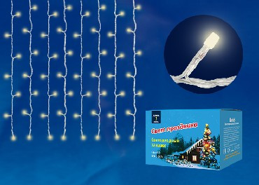 Занавес без коннекторов UNIEL (UL-00003680) ULD-C2030-240/DTA WARM WHITE IP20