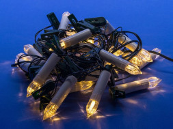 Гирлянда UNIEL (UL-00007246) ULD-S0800-040/SGA WARM WHITE IP20 CANDLES Гирлянда светодиодная &quot;Свеча&quot;, 8м. 40 светодиодов. Теплый белый свет