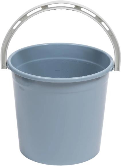 Ведро VIOLET 10л без крышки (серо-синий) 11049
