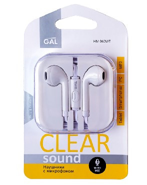 Наушники GAL HM-060 белый