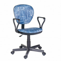 Кресло компьютерное OLSS кресло ГРЕТТА Самба Т-18А синий джинс