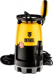 Дренажный насос DENZEL DP-900S, 900 Вт, напор 9 м, 18000 л/ч 97269