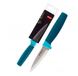 Нож MALLONY Нож с рукояткой софт-тач VELUTTO MAL-04VEL для овощей, 9 см (005527)