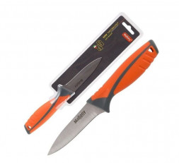 Нож MALLONY Нож с прорезиненной рукояткой ARCOBALENO MAL-04AR для овощей, 9,5 см (005523)