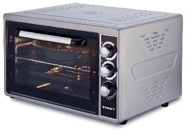 Печь электрическая KRAFT KF-MO 3801 GR серый