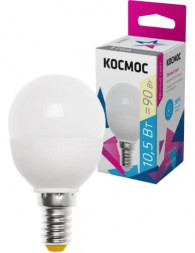 Лампа светодиодная КОСМОС LKELED10.5WGL45E1430