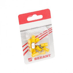 Клемма REXANT (08-0351-10) клемма (штекер - 6,3мм) 4,0-6,0мм) БЛИСТЕР