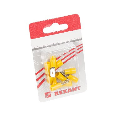 Клемма REXANT (08-0351-10) клемма (штекер - 6,3мм) 4,0-6,0мм) БЛИСТЕР