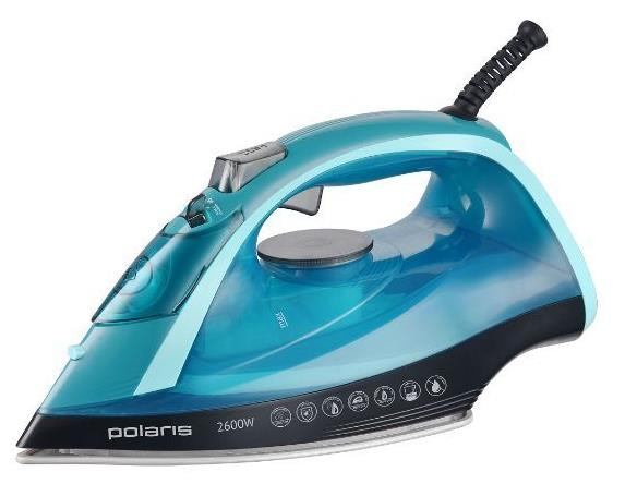 утюг POLARIS PIR-2668AK черный/бирюзовый
