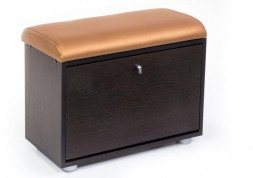 Обувница БИТЕЛ МС-1 Венге/Бронзовый С-109 (2 кор)