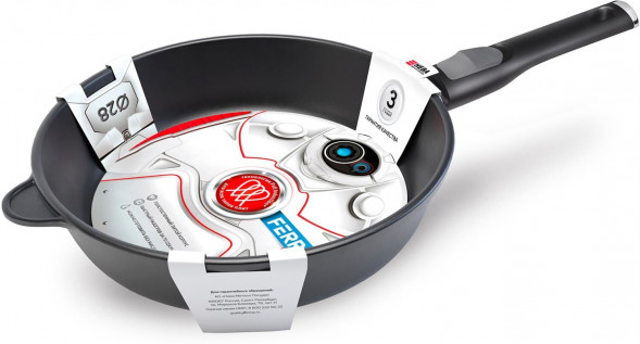 Сковорода НЕВА МЕТАЛЛ ПОСУДА 59028 а/пр литая 28см съемн/руч Ферра Индукция НЕВА МЕТАЛЛ ПОСУДА 59028 а/пр литая 28см съемн/руч Ферра Индукция