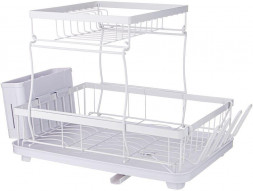 Сушилка для посуды AGNESS 917-105 БЕЛАЯ 43*30*31см