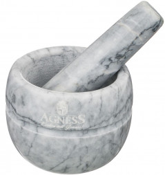 Ступка AGNESS 925-107 серая