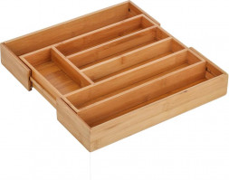 Лоток для столовых приборов UNISTOR JERRY раздвижной из 7-ми секций встраиваемый в выдвижной ящик 211287