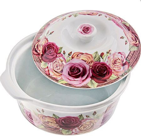Кастрюля + корзинка керамика MAYER&amp;BOCH 24790 (1л) керам.в плет.подст МВ (х8)