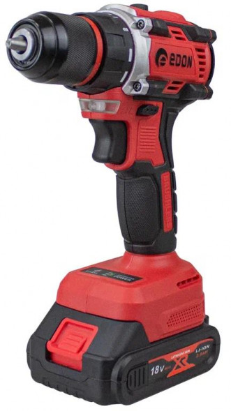 EDON UAD-18DBL 18В, 2 аккум., черный/красный 40094