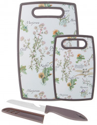 Набор досок AGNESS 895-196 с ножом (3 предмета)