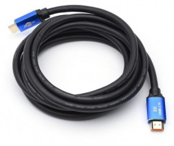 Кабель HDMI ATCOM (AT8882) Кабель HDMI 5 м (HIGH speed, Metal gold, блистер) 8K VER 2.1