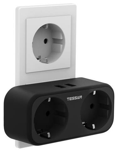 Сетевой фильтр TESSAN TS-321-DE черный