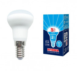 Лампочки светодиодные VOLPE (UL-00005626) LED-R39-3W/4000K/E14/FR/NR