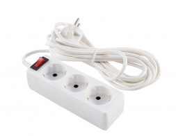 Удлинитель ENGY Гранд 5м/3роз с/з (ПВС 3х0,75) (186732)