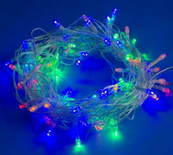 Гирлянда UNIEL (UL-00007179) ULD-S1000-090/STA MULTI IP20 Гирлянда светодиодная, 10м. 90 светодиодов. Разноцветный свет