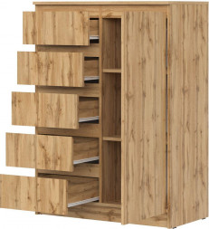 Комод НК-МЕБЕЛЬ STERN комод Т-15 Дуб Вотан 72678284 (2 кор.)