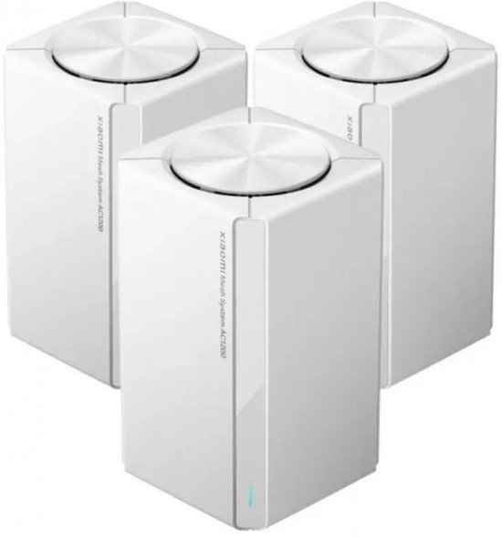 Меш-система XIAOMI AC1200 RU (3 шт.) White (DVB4485GL)