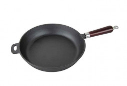 Сковорода MALLONY Сковорода чугунная с деревянной ручкой CIF24-W, диам 24 см (983003)