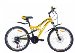 Велосипед PIONEER FORSAGE 24"/14" yellow-black-white