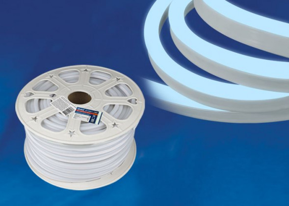 Светодиодная лента UNIEL (UL-0000924) ULS-N21-2835-120LED/m-8mm-IP67-220V-8W/m-50M-DW бобина